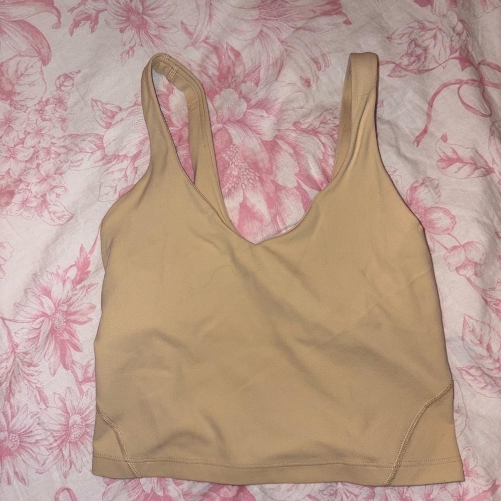 lululemon athletica Tan Tank Top